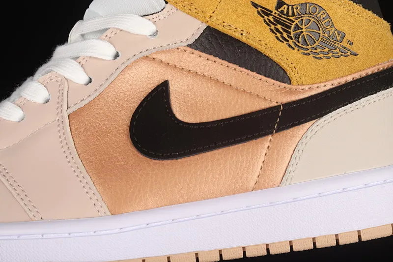 All Categories Air Jordan Jordan Series Basketball Shoes Air Jordan 1 Mid Different Versions Air Jordan 1 Mid SE "Particle Beige" AJ1 Qiao 1 Rock Tea Bronze China Basketball Shoes DD2224-200